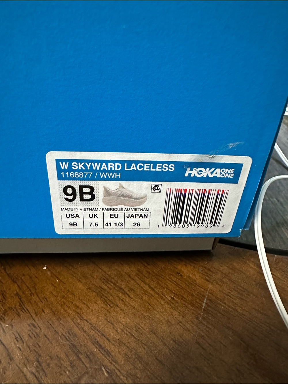 Hoka One One Women's All-White Slip-On Sneaker 9 - Picture 7 of 7